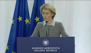 Migrants: "ceux qui cherchent à tester l'unité de l'Europe seront déçus" (Ursula von der Leyen)