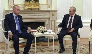 Début des discussions entre Poutine et Erdogan sur la Syrie à Moscou