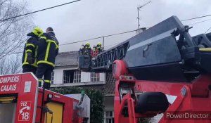 À Condette : le feu prend à l'étage, une maison ravagée par un incendie