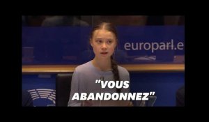 Greta Thunberg critique l&#39;UE qui &quot;prétend&quot; être un &quot;leader&quot; contre le changement climatique