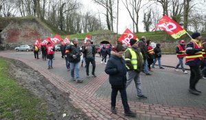 Manifestation contre la réforme des retraites à Maubeuge