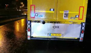 Gilly Accident Camion Route De La Basse Sambre