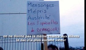 Méru. Les profs du lycée Condorcet manifestent contre la réforme du bac