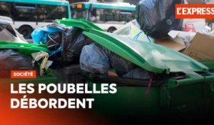 Grève des éboueurs : les poubelles débordent à Paris