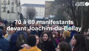 Manifestation contre la réforme du bac : épreuve annulée au lycée Joachim-du-Bellay, à Angers