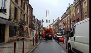 Beauvais. Le centre-ville bouclé en raison d'un incendie d'un deux bâtiments