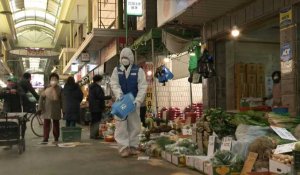Corée du Sud: désinfection d'un marché à Séoul par peur de la propagation du virus