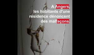 Infiltrations d'eau, mur troué : à Angers, le cauchemar des habitants de la résidence Samares dure