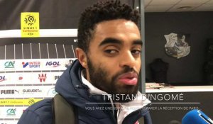 Football. Interview de Tristan Dingomé après le match Amiens - Reims (1-1)