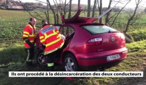 Castelnau-d'Estrétefonds : une violente collision fait deux blessés, la D820 coupée