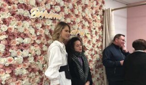 Miss Nord - Pas-de-Calais à l'inauguration d'une nouvelle boutique de mode à Boulogne