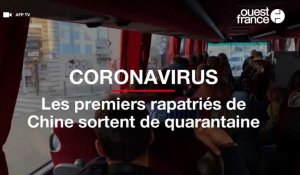 Coronavirus : Les premiers rapatriés de Chine sortent de quarantaine