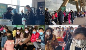 Virus en Chine: points de contrôle de température à l'aéroport de Kunming