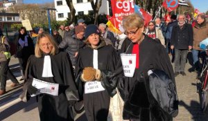 Lorient. Les avocats rejoignent le cortège de 800 manifestants