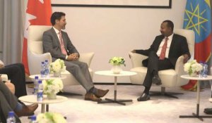 Justin Trudeau en visite officielle en Éthiopie