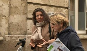 Municipales: Agnès Buzyn déambule dans le 5e arrondissement de Paris