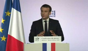 Pour Macron, "un plan contre l'islam serait une faute profonde"