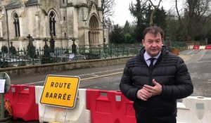 Les abords de l'église Saint-Martin à Hallines fermés en raison d'un danger imminent 