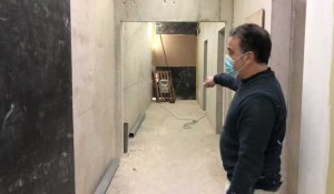 Visite du centre de secours de Saint-Omer en construction