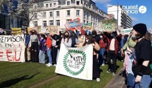 VIDEO. A Angers, 500 personnes défilent en centre-ville pour défendre le climat