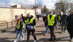 Manifestation des gilets jaunes à Troyes, samedi 20 mars