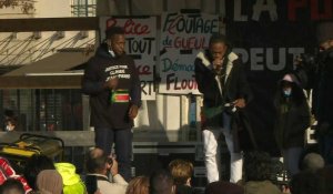 Paris: fin de manifestation contre le racisme et les violences policières
