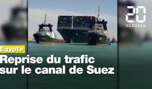 Le trafic reprend sur le canal de Suez
