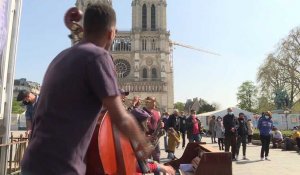 A Paris, des concerts éphémères en plein air pour "revivre"