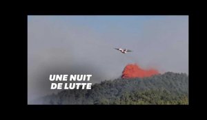 Près de Marseille, l'incendie d'Auriol brûle 90 hectares de forêt