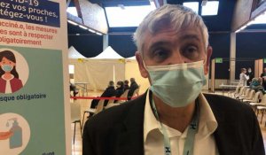 VIDÉO. Pays de Lorient : Premier jour du centre de vaccination de Caudan