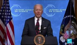 Sommet sur le climat : Joe Biden vise 50 % de gaz à effet de serre en moins d'ici 2030
