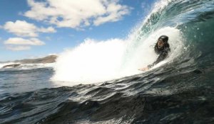 Afrique du Sud: le bodysurf, corps à corps épuré avec la vague