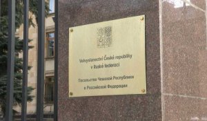 Images de l'ambassade tchèque à Moscou avant l'expulsion de 20 diplomates