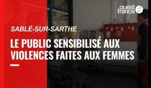 VIDÉO. À Sablé-sur-Sarthe, le public sensibilisé contre les violences faites aux femmes