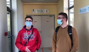 Repas à un euro: deux étudiants de Saint-Omer témoignent