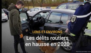 Lens et environs : les délits routiers en hausse en 2020