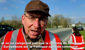 Les agriculteurs manifestent à Laon contre la réforme de la PAC