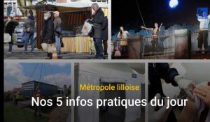 Métropole lilloise : les cinq infos pratiques de ce samedi 4 avril