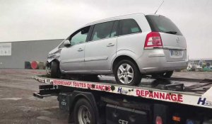 Deux voitures remorquées après un accident à Capécure à Boulogne-sur-Mer