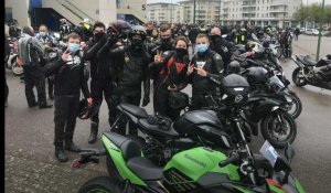 VIDEO. 500 motards en colère manifestent dans les rues de Caen