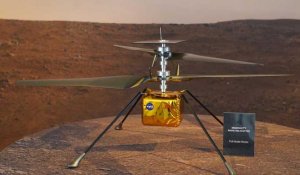 Ingenuity, un petit hélicoptère qui va survoler la surface de Mars