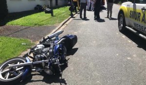 Bienvillers-au-Bois : un motard blessé dans une chute