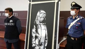 L'Italie a restitué à la France une oeuvre attribuée à Banksy et volée au Bataclan