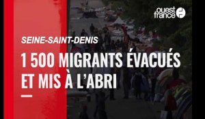Seine-Saint-Denis. La police évacue le vaste campement de migrants d'Aubervilliers