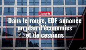 Dans le rouge, EDF annonce un plan d'économies et de cessions