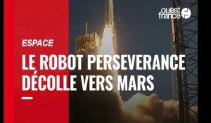 Espace : le robot Perseverance décolle vers Mars