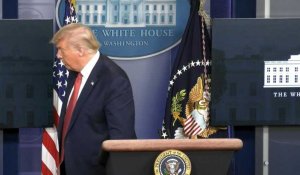 Trump interrompt sa conférence de presse à la Maison Blanche