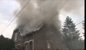 Lens: incendie dans une maison en rénovation route de Béthune le 12 août