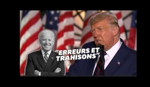 Trump attaque très violemment Biden dans son discours à l'investiture républicaine