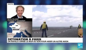 Détonation à Paris : un rafale a brisé le mur du son pour aider un autre avion